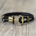 Zinc Alloy Hook Rope Bracelet 4 Colors