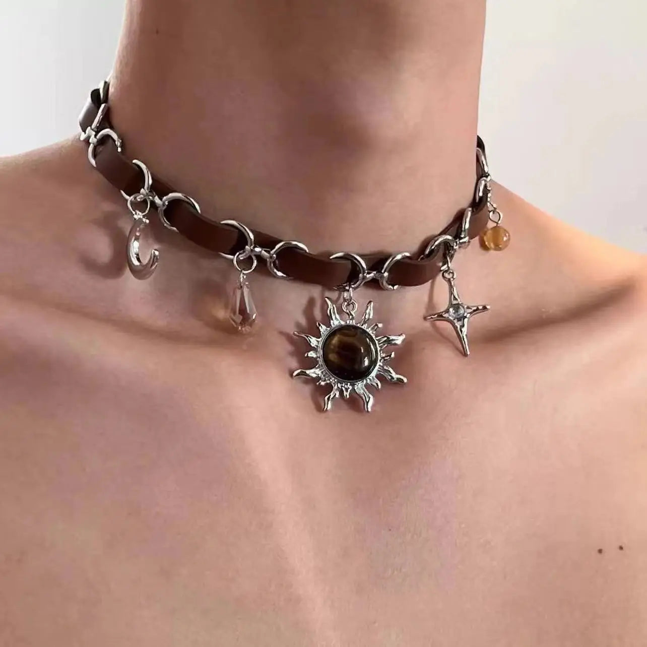 Gotic Y2K Choker Selection Stainless Steel