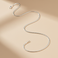 3mm Snake Chain Necklace in 925 Sterling Silver